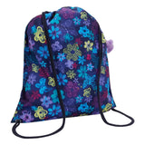 Kipling supertaboo gymtas - dark flower stamp