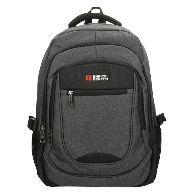 Plecak Enrico Benetti hamburg szary - laptop 17 cali