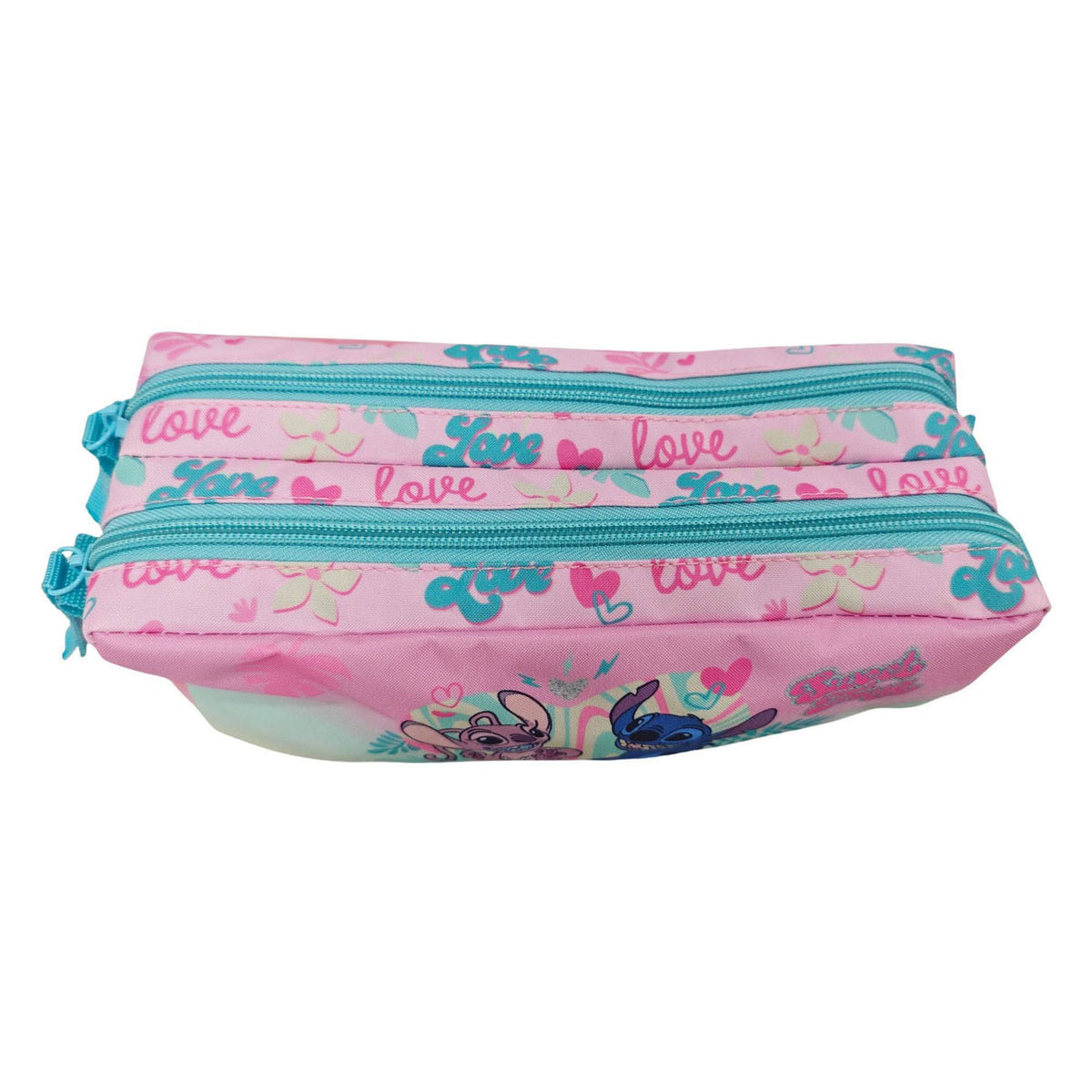 Piórnik Stitch Love z 2 przegródkami