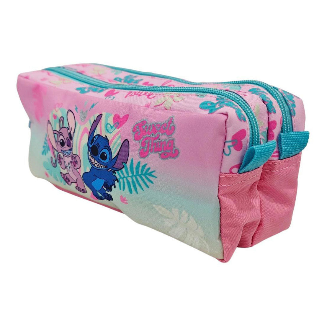 Piórnik Stitch Love z 2 przegródkami