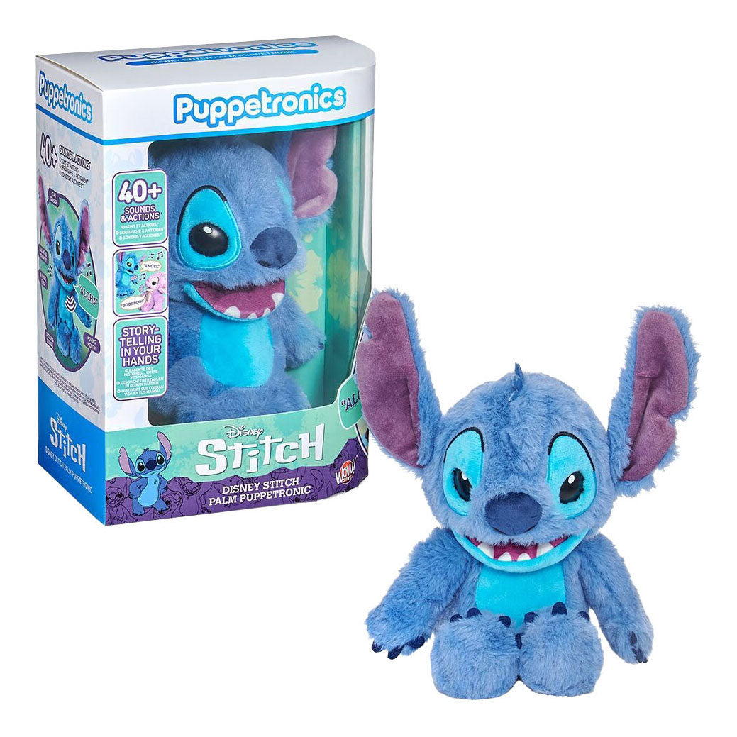 Interaktywna przytulanka Disney Stitch Palm Puppetronic