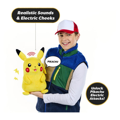 Interaktywna pluszowa zabawka Real FX Pikachu