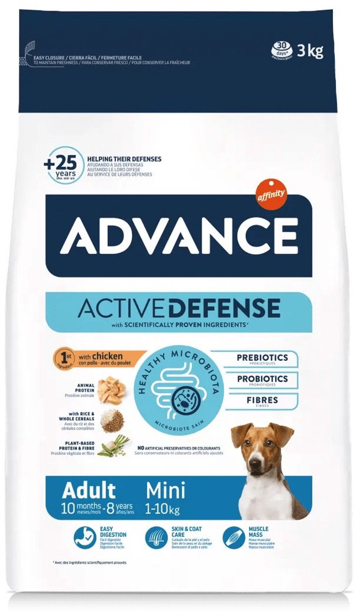 Advance - mini dla dorosłych - karma dla psów - 3 kg