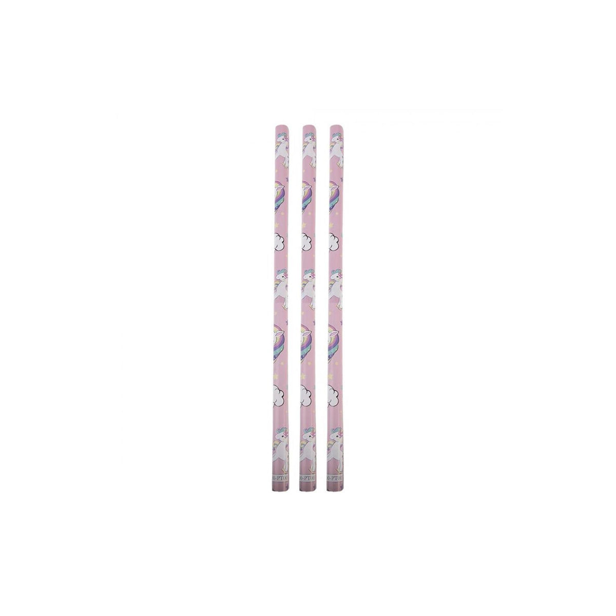 Clayre eef inpakpapier eenhoorn 50x75 cm 3 rollen roze