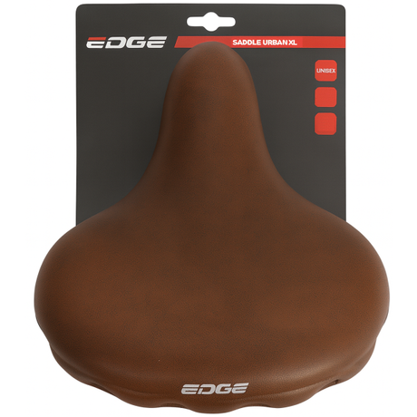 Saddle rowerowy Urban XL - Matt Dark Brown (na mapie)