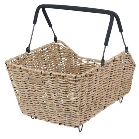 Basil Kosz rowerowy cento rattan look multi system 40 x 25 x 12 cm - trawa morska
