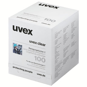 Uvex 9963-005 chusteczki do okularów z dozownikiem (100szt)
