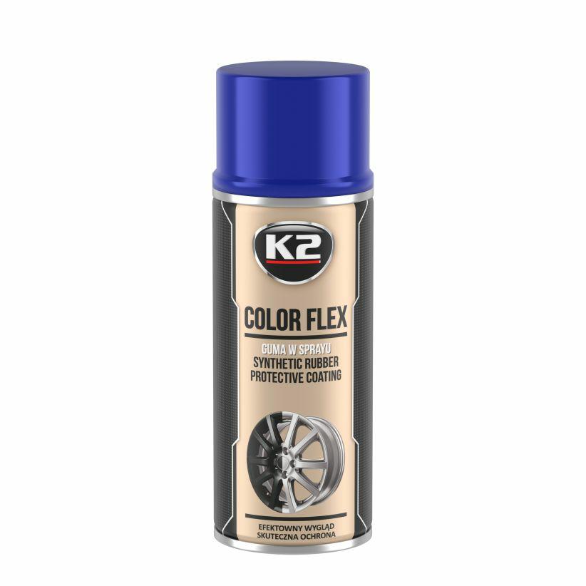K2 kleur van spuitgom flex - blauw 400ml