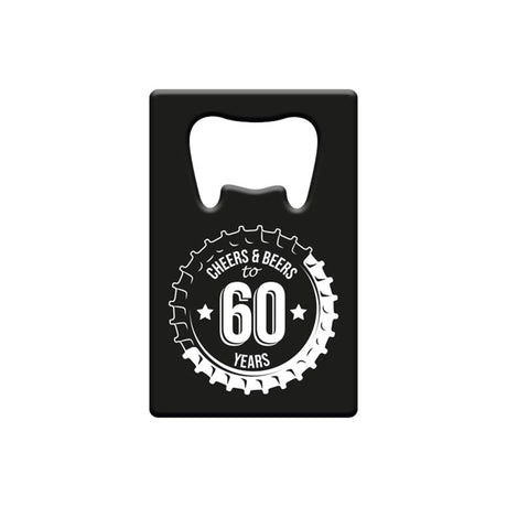 Metalowy otwieracz do butelek Paperdreams - 60 lat