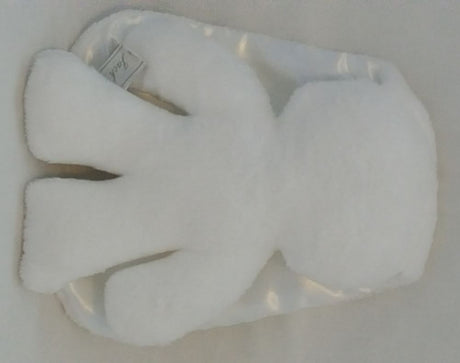 Króliczek w kolorze białym z białymi uszami. 26cm