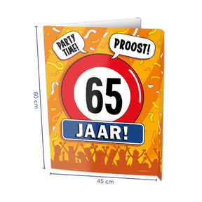 Tabliczki okienne Paperdreams - 65 lat
