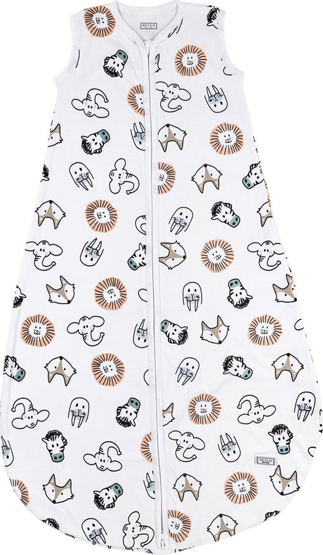 Śpiwór dziecięcy Meyco Baby Animal okrągły - wielokolorowy - 62cm - 0,5 tog