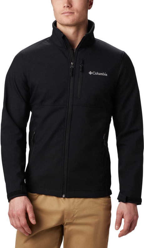 Męska kurtka outdoorowa Columbia ascender™ softshell - czarna