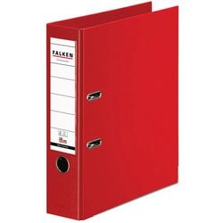 Ordner falken chromocolor a4 80 mm pp (polipropylen) czerwony 2-pierścień 1 sztuka