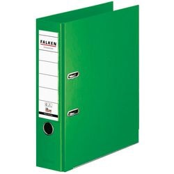 Ordner falken chromocolor a4 80 mm karton, pp (polipropylen) jasnozielony 1 szt.