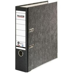 Ordner falken a4 80 mm karton czarny 2-pierścień 80024136 1 sztuka