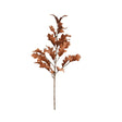 Decoris kunsttak polyester fluweel 25x18x77cm bruin goud