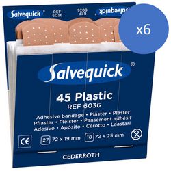 Plastikowy wkład gipsowy Salvequick cederroth 45 sztuk