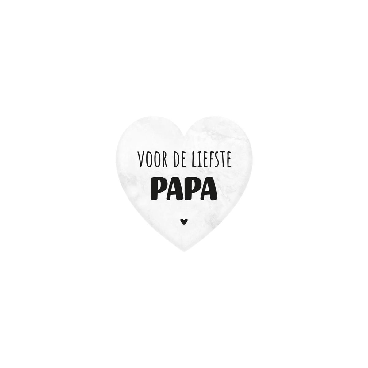 Paperdreams marmurowe serce - tata - 5x5cm