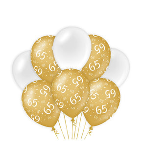Balony dekoracyjne Paperdreams złoto-białe - 65