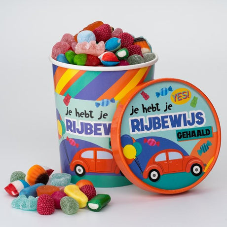 Kubek na cukierki Paperdreams ã˜12x14cm - prawo jazdy