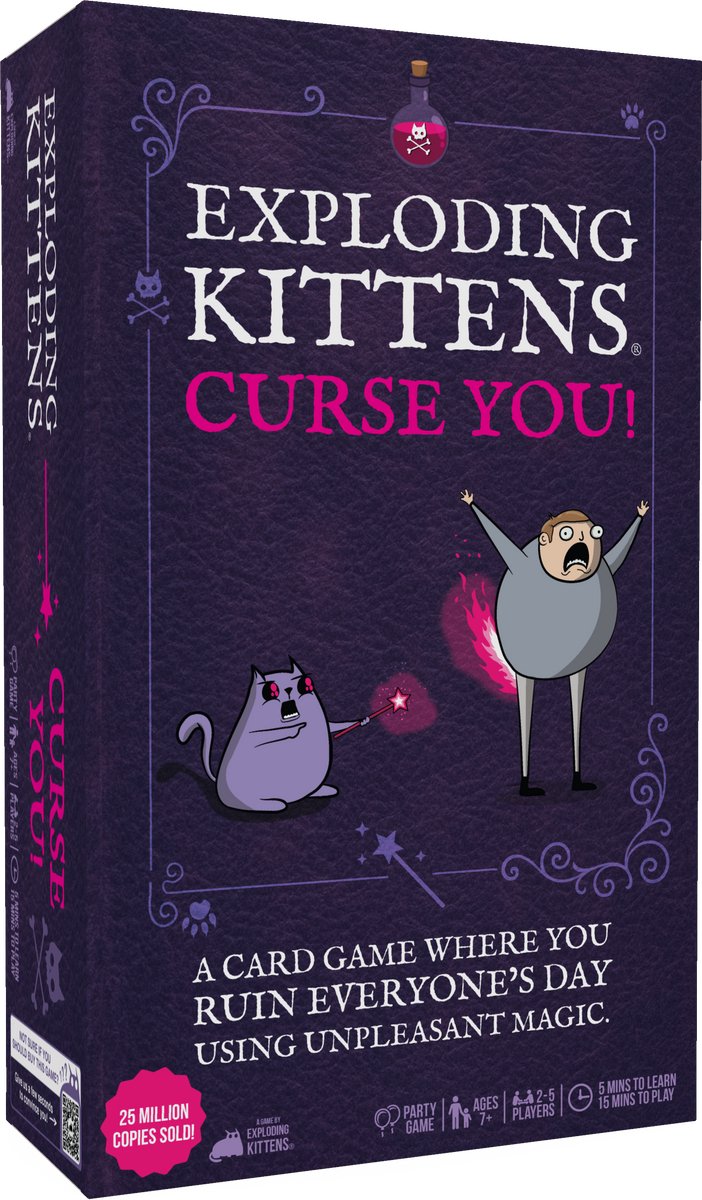 Exploding kittens - curse you - kaartspel nl