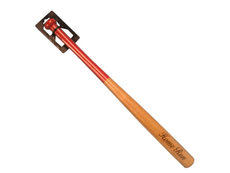 Kij baseballowy Engelhart z naturalnego drewna w kolorze czerwonym