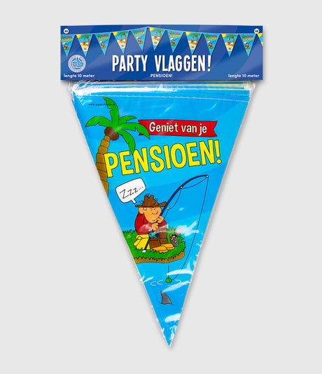 Flaga imprezy Paperdreams - kreskówka emerytalna