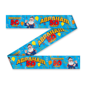 Taśma imprezowa Paperdreams - kreskówka Abraham 50 lat