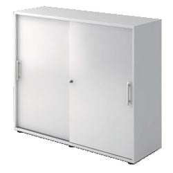 Szafka Bacha z drzwiami przesuwnymi młotek v1753s w re 120 x 40 x 110 cm biała