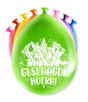 Paperdreams party ballonnen - geslaagd 8 stuks 30cm