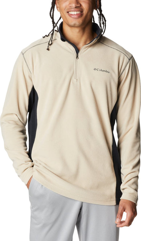 Bluza polarowa Columbia klamath range™ ii z zamkiem błyskawicznym do połowy - sweter outdoorowy - sweter polarowy - mężczyźni - rozmiar xl - brązowy