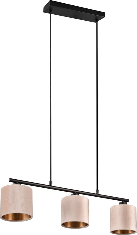 Trio Julieta - lampa wisząca - beżowa - wył. 3x e14 4 w - montaż sufitowy