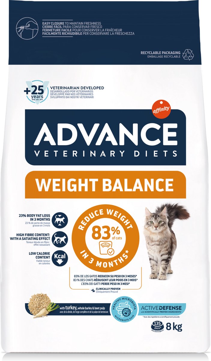 Advance dieta weterynaryjna dla kota waga 8 kg
