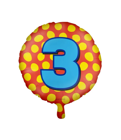 Balon foliowy Paperdreams Happy - 3 lata