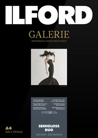 Ilford Gallery półpołysk duo 250g a4 25 ark