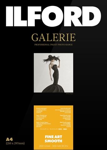 Galeria Ilford fineart gładka 200g a3 25 ark