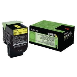 Toner Lexmark 802s żółty