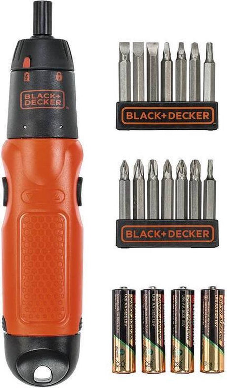 Wkrętarka akumulatorowa Black+decker Black Decker a7073, 19 sztuk