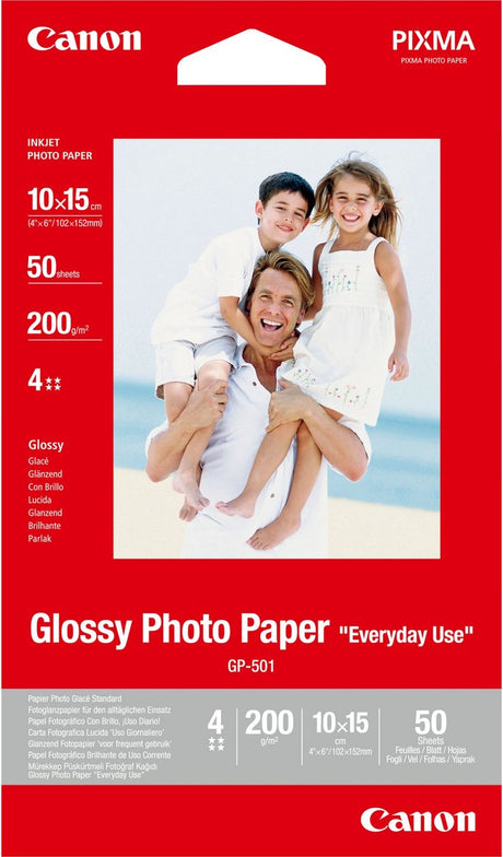 Canon gp-501 10x15cm 50 arkuszy błyszczący papier fotograficzny