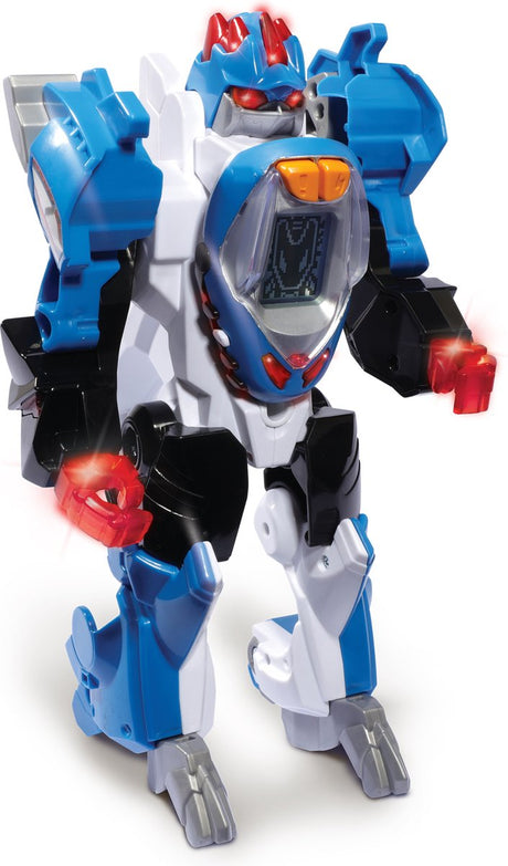 Vtech switch go dinos - robot drapieżny deresz - dinozaur zabawkowy dla dzieci - interaktywny robot grający figurką - od 4 lat i starszych