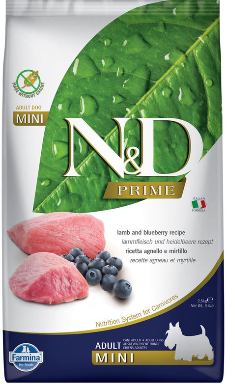 Farmina nd prime dorosły mini - jagnięcina i jagoda - 2,5 kg