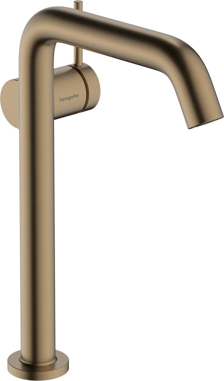 Hansgrohe tecturis s - bateria umywalkowa - obsługa jedną dźwignią - zimny start, oszczędność energii - z korkiem spustowym - rozmiar 240 mm - brąz szczotkowany