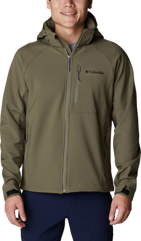 Męska kurtka outdoorowa typu softshell Columbia Cascade Ridge™ iii - kamienna zieleń
