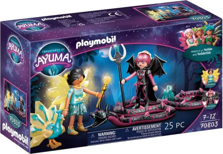 Playmobil Przygody Kryształowej Wróżki Ayuma i Wróżki Nietoperza ze zwierzętami totemowymi - 70803