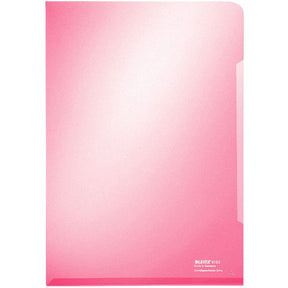 Teczki L Leitz 4153025 PVC A4 150 mikronów czerwony 100 sztuk