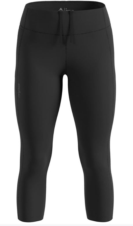 Legginsy do biegania Odlo Essentials 3 4 – damskie – czarne – l