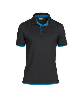 Polo Dassy Orbital w kolorze czarnym lazurowym 4xl