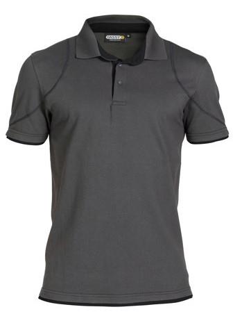 Koszulka polo Dassy, orbital, szara, czarna, s