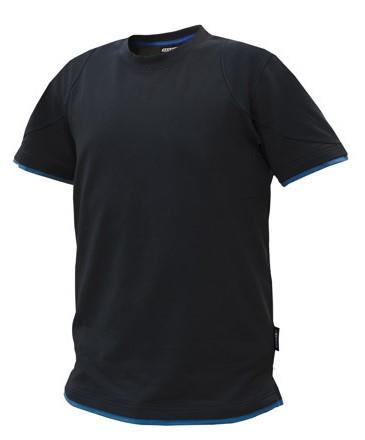 T-shirt Dassy kinetic czarny lazurowy xs